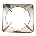 Itida Stainless Steel, Rust Proof Square Pan Support - Compatible with Butterfly, Surya, Sun Flame Gas Stoves Pack of 2 Pieces