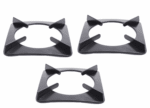 Itida Gas Stove Stand Square Shape for Regular Gas Stove Pan Support (Size – 22 to 22.5 CM, 420 Grams) - Pack of 3 - Image 2