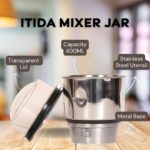 Regular Mixer Chutney Jar, Spice Grind Jar, and Silver Jar (450 ml) – Pack of 1, Compatible with Bajaj, Priti, Joti, Jaipan, Pigeon, Prestige & More - Image 3
