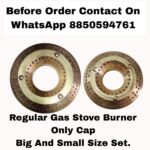 Regular Gas Stove Burner Cap Set Small Size And Big Size 2 Pieces In Pack - Image 2