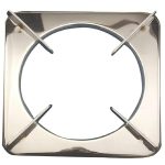 square steel pan support